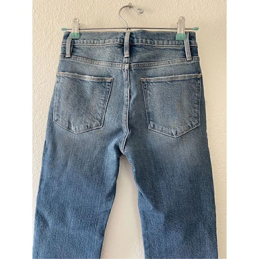 Frame le high straight jeans size 27